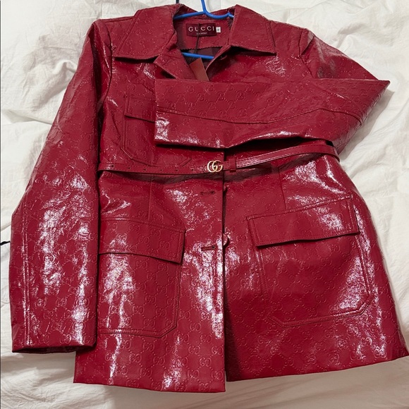 Women's Red Jacket - Picture 2 of 9